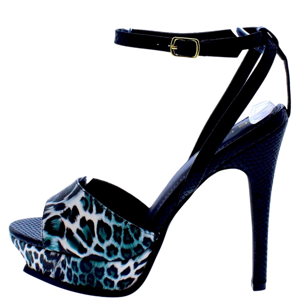 Sexy Kitty Leopard Print Platform High Heel